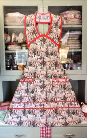 1940 Christmas Apron