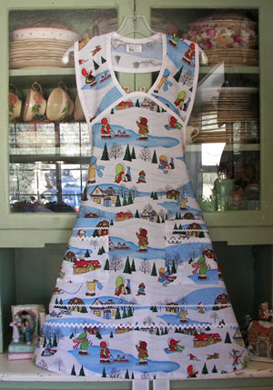 1940 Holiday Time Apron