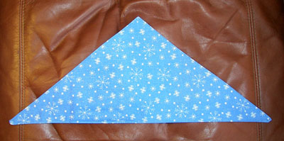 Cat or Dog Scarf Silver Snowflake