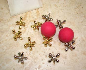 Jumbo Jacks with Rubber Balls Made in U.S.A.