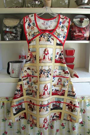 1940 Moms kitchen apron
