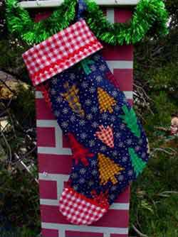 Flannel Christmas Stocking