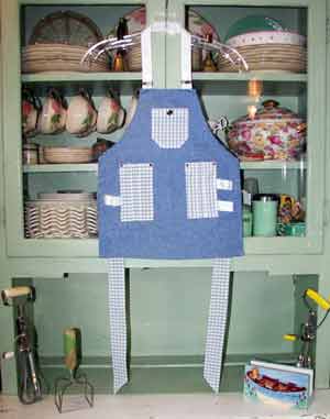 Boy Levi Plaid Pocket Apron
