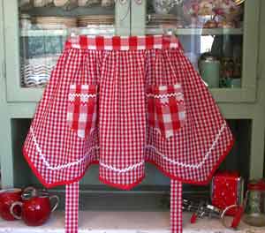 Victory Half Red Gingham