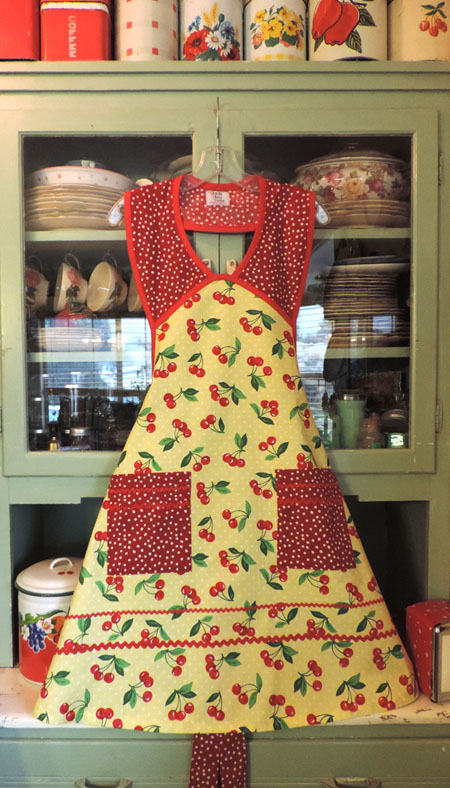 1940 Cherry with red polka dots