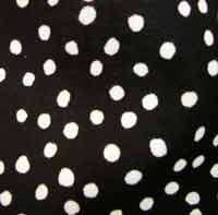 Black / White Polka Dots
