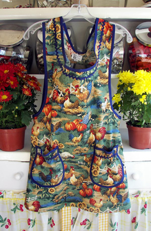 Grandma Apron Chicken Garden